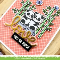 I Heart Pandas -Craftora Sale Store IHeartPandas ScriptyLoveOutlineAdd On EliseConstable2b