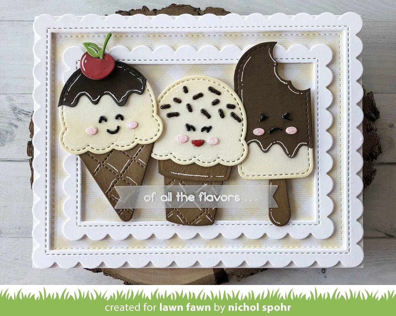 Stitched Scalloped Rectangle Frames 7 Stitched Scalloped Rectangle Frames - Image 7