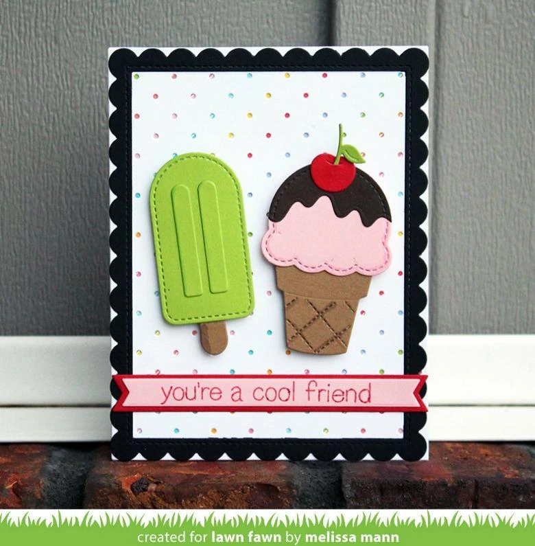 Stitched Scalloped Rectangle Frames 9 Stitched Scalloped Rectangle Frames - Image 9