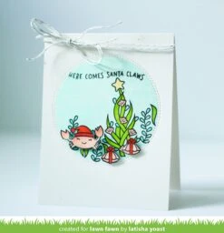 Just Stitching Double Circles -Craftora Sale Store JustStitchingDoubleCircles ChristmasFishes SpeckeldEggshellcardstock LatishaYoast