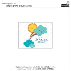 Simple Puffy Clouds -Craftora Sale Store LF1186 SimplePuffyClouds2
