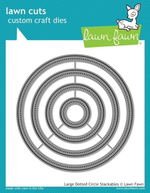 Large Dotted Circle Stackables - Lawn Fawn