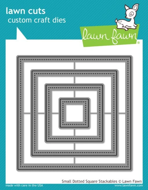 Small Dotted Square Stackables - Lawn Fawn