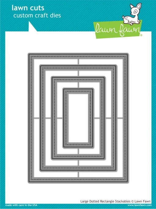 Large Dotted Rectangle Stackables - Lawn Fawn