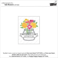 Fab Flowers - Lawn Fawn -Craftora Sale Store LF1332 FabFlowers4 1