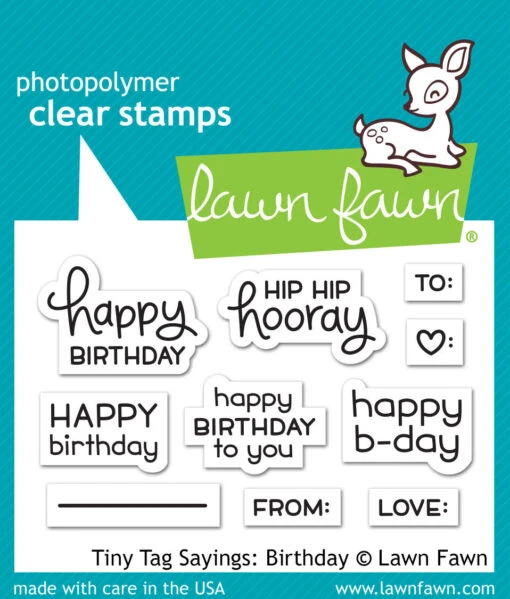 Tiny Tag Sayings: Birthday
