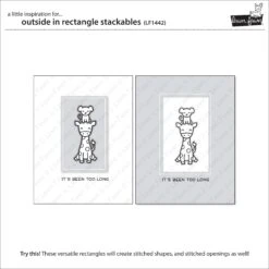 Outside In Stitched Rectangle Stackables -Craftora Sale Store LF1442 OutsideInRectangleStackables2