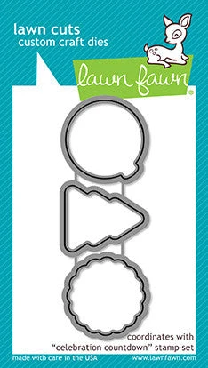 Celebration Countdown Lawn Cuts - Lawn Fawn