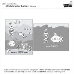 Stitched Wave Borders -Craftora Sale Store LF1710 SttichedWaveBorders2