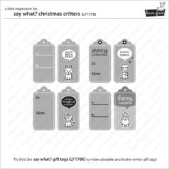 Say What? Christmas Critters 23 Say What? Christmas Critters -Craftora Sale Store LF1778 SayWhatChristmasCritters4