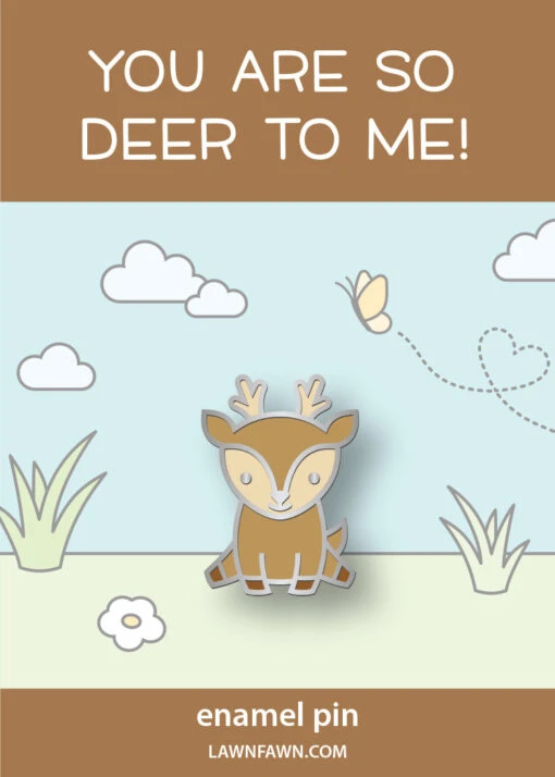 Hello, Deer Enamel Pin - Lawn Fawn