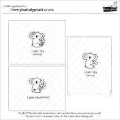 I Love You(calyptus) 10 I Love You(calyptus) -Craftora Sale Store LF1823 ILoveYouCalyptus2