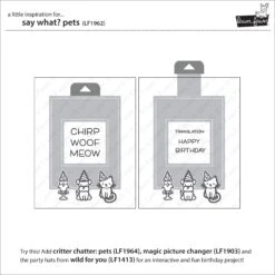 Say What? Pets -Craftora Sale Store LF1962 SayWhatPets3