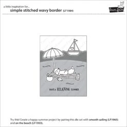 Stitched Simple Wavy Borders -Craftora Sale Store LF1984 StitchedSimpleWavyBorder2