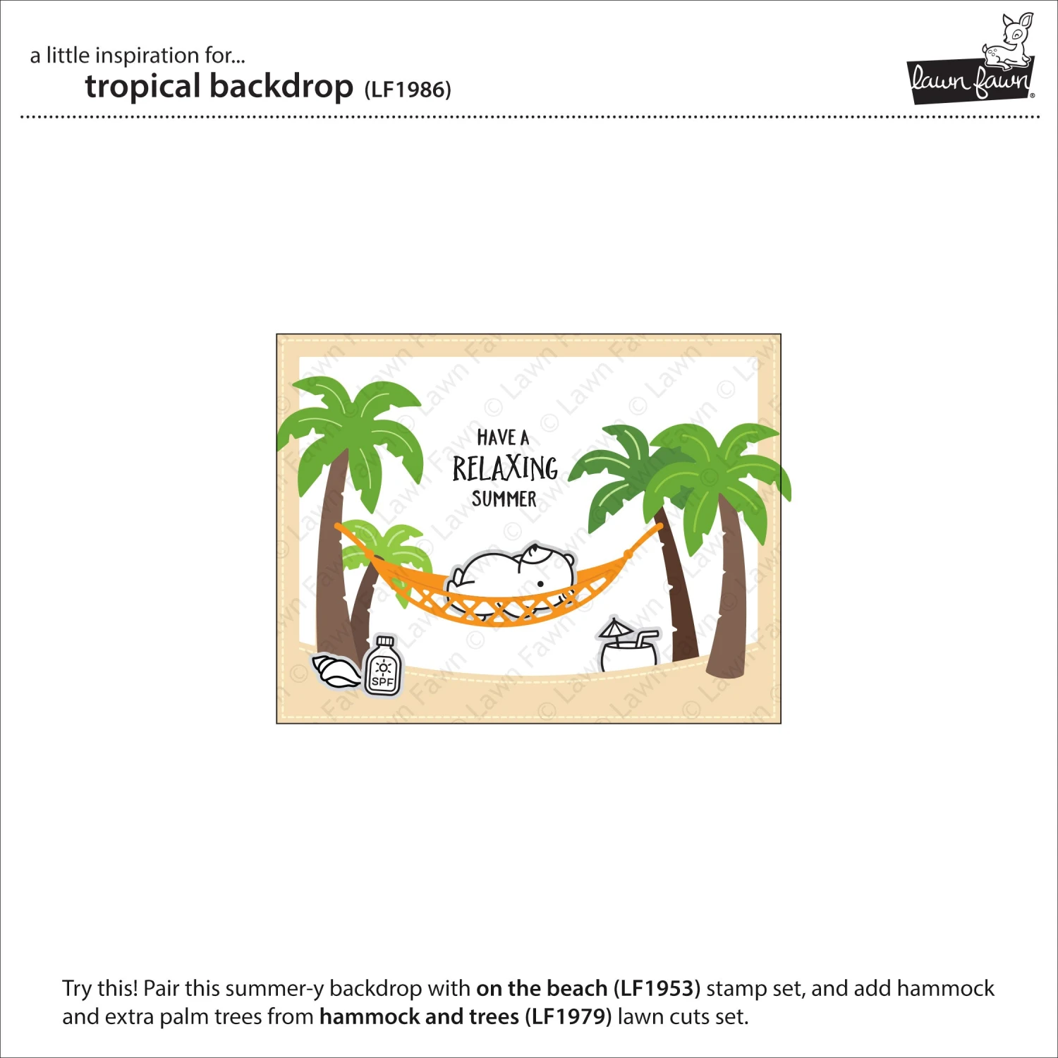 Tropical Backdrop 2 Tropical Backdrop - Image 2