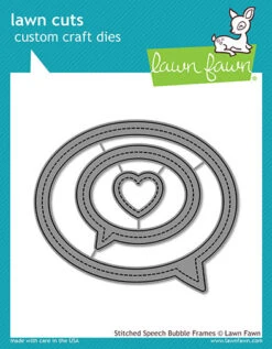 Stitched Speech Bubble Frames - Lawn Fawn