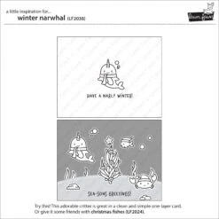 Winter Narwhal 8 Winter Narwhal -Craftora Sale Store LF2038 WinterNarwhal2