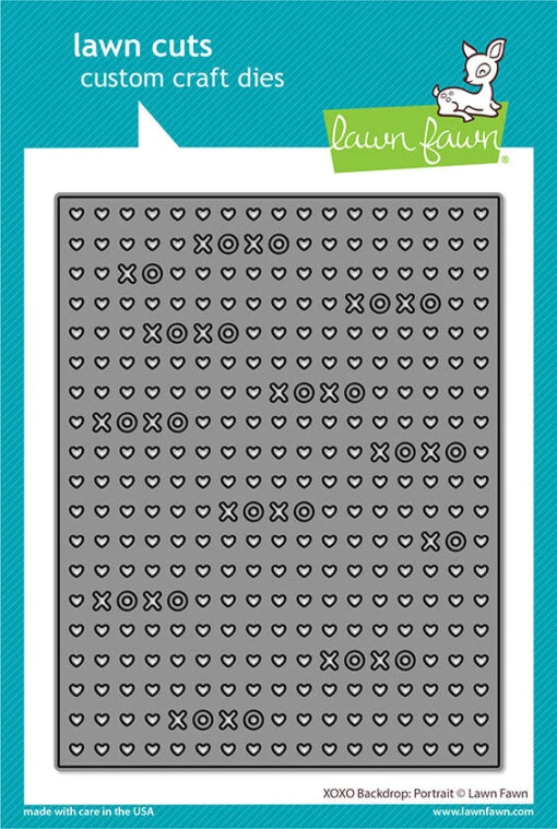 Xoxo Backdrop: Portrait - Lawn Fawn