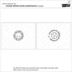 Reveal Wheel Circle Sentiments -Craftora Sale Store LF2225 RevealWheelCircleSentiments2