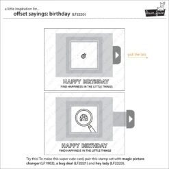 Offset Sayings: Birthday -Craftora Sale Store LF2235 OffsetSayingsBirthday3