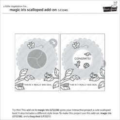 Magic Iris Scalloped Add-on -Craftora Sale Store LF2240 MagicIrisScallopedAddOn2