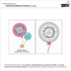 Stitched Balloon Frames -Craftora Sale Store LF2266 StitchedBalloonFrames2