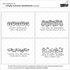 Simply Summer Sentiments 21 Simply Summer Sentiments -Craftora Sale Store LF2335 SimplySummerSentiments2