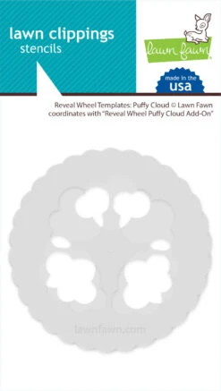 Reveal Wheel Templates: Puffy Cloud