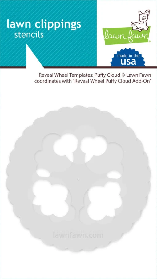 Reveal Wheel Templates: Puffy Cloud