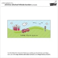 Slimline Stitched Hillside Borders -Craftora Sale Store LF2359 SlimlineStitchedHillsideBorders3