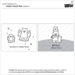 Snow Much Fun -Craftora Sale Store LF2411 SnowMuchFun2
