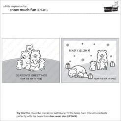 Snow Much Fun -Craftora Sale Store LF2411 SnowMuchFun4