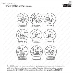 Snow Globe Scenes -Craftora Sale Store LF2427 SnowGlobeScenes2