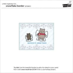 Snowflake Border -Craftora Sale Store LF2431 SnowflakeBorder2