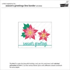 Season's Greetings Line Border 6 Season's Greetings Line Border -Craftora Sale Store LF2450 SeasonsGreetingsLineBorder2
