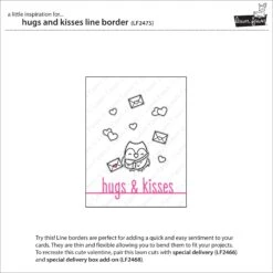 Hugs And Kisses Line Border 11 Hugs And Kisses Line Border -Craftora Sale Store LF2475 HugsAndKissesLineBorder2