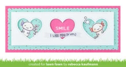 Scalloped Slimline With Hearts: Landscape 15 Scalloped Slimline With Hearts: Landscape -Craftora Sale Store LF2476 ScallopedSlimlineWithHeartsLandscape3
