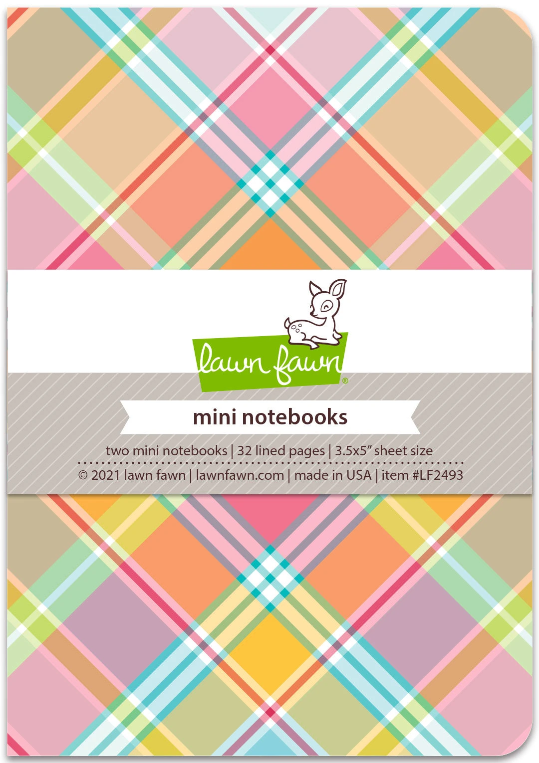 Perfectly Plaid Remix - Mini Notebooks - Lawn Fawn 1 Perfectly Plaid Remix - Mini Notebooks - Lawn Fawn