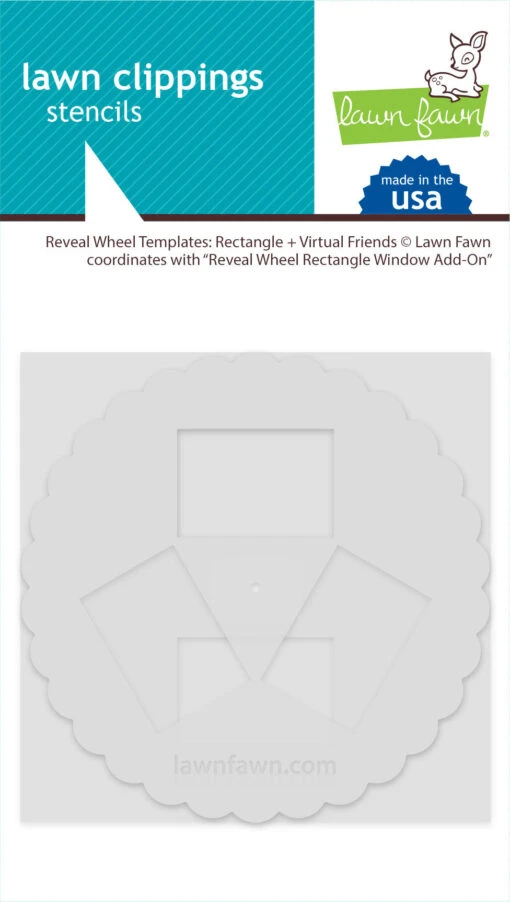 Reveal Wheel Templates: Rectangle + Virtual Friends