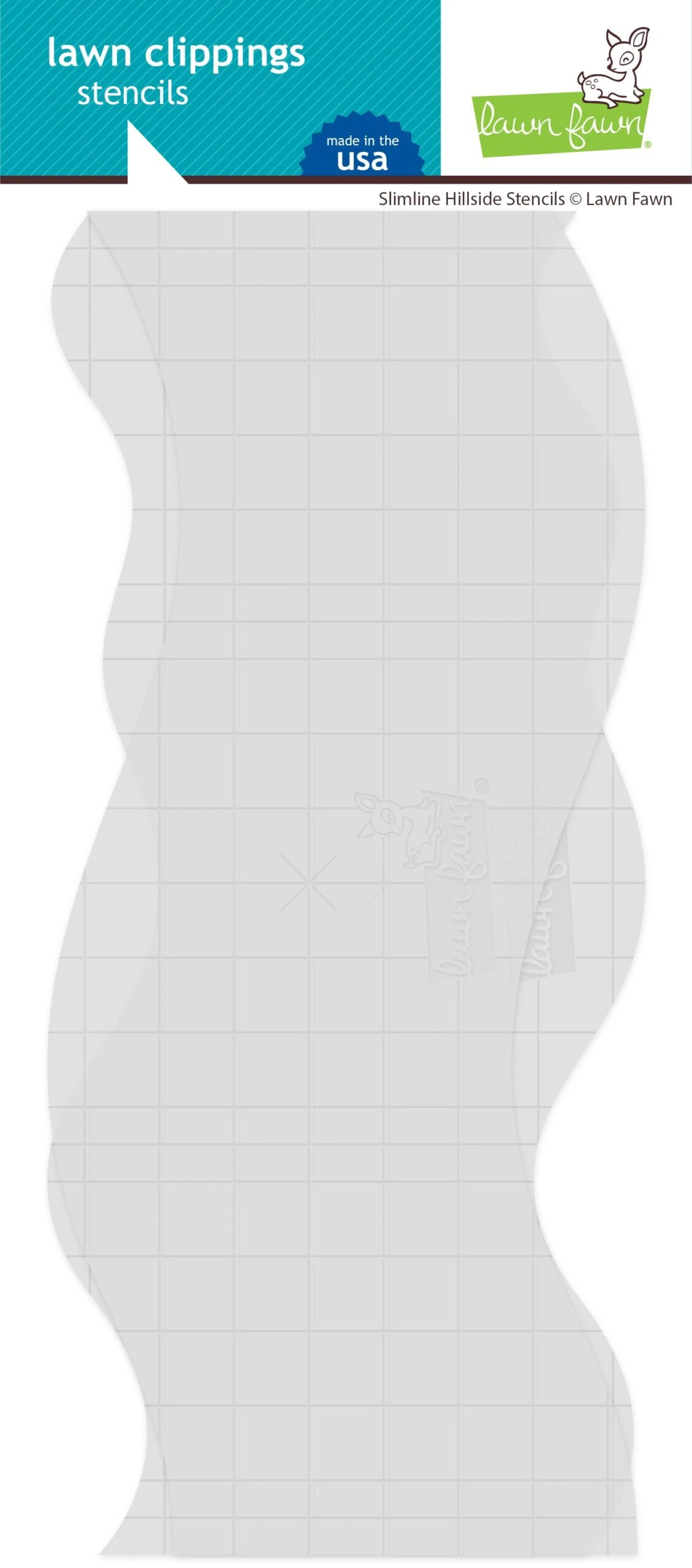 Slimline Hillside Stencils 1 Slimline Hillside Stencils