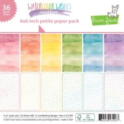 Watercolor Wishes Rainbow Petite Paper Pack