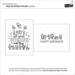 Tiny Birthday Friends 12 Tiny Birthday Friends -Craftora Sale Store LF2601 TinyBirthdayFriends2