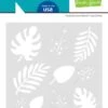 Tropical Leaves Stencil