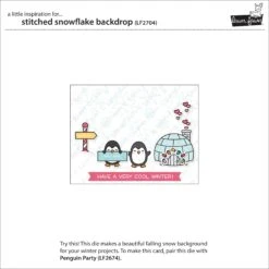 Stitched Snowflake Backdrop -Craftora Sale Store LF2704 StitchedSnowflakeBackdrop2