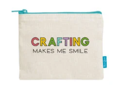 Zipper Pouch - Crafting Makes Me Smile - Lawn Fawn