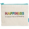 Zipper Pouch - Happiness Is A Pouch Full Of Stamps - Lawn Fawn