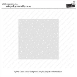 Rainy Sky Stencil -Craftora Sale Store LF2816 RainySkyStencil2 sml