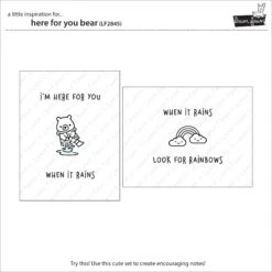 Here For You Bear -Craftora Sale Store LF2845 HereForYouBear2