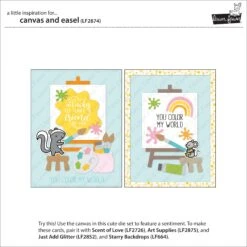 Canvas And Easel -Craftora Sale Store LF2874 CanvasAndEasel2