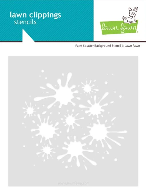 Paint Splatter Background Stencil